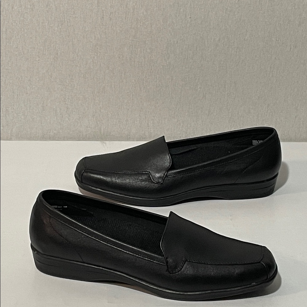 Black Women’s Slip-On Loafers - Comfort Classic
